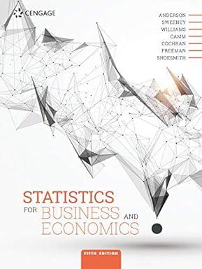 statistics for business and economics 1st edition thomas williams 1473768454, 978-1473768451