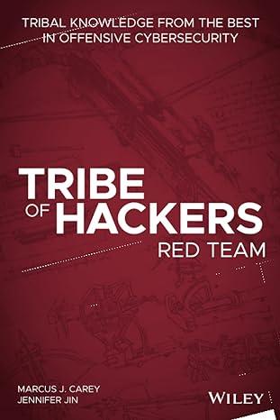 tribe of hackers red team tribal knowledge from the best in offensive cybersecurity 1st edition marcus j.