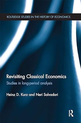 revisiting classical economics studies in long period analysis 1st edition heinz kurz, neri salvadori