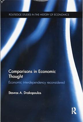 comparisons in economic thought economic interdependency reconsidered 1st edition stavros a. drakopoulos