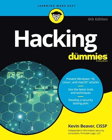 hacking for dummies 6th edition kevin beaver 1119485479, 978-1119485476