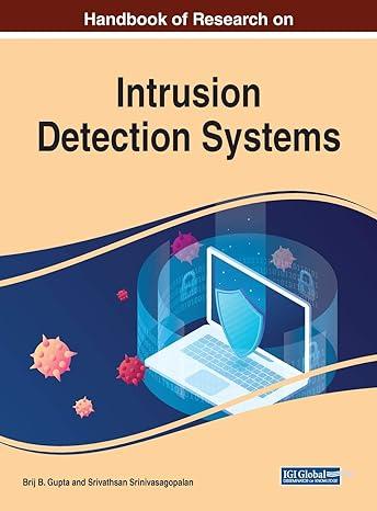 handbook of research on intrusion detection systems 1st edition brij b. gupta, srivathsan srinivasagopalan