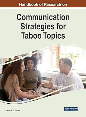 handbook of research on communication strategies for taboo topics 1st edition geoffrey d luurs 1799891259,
