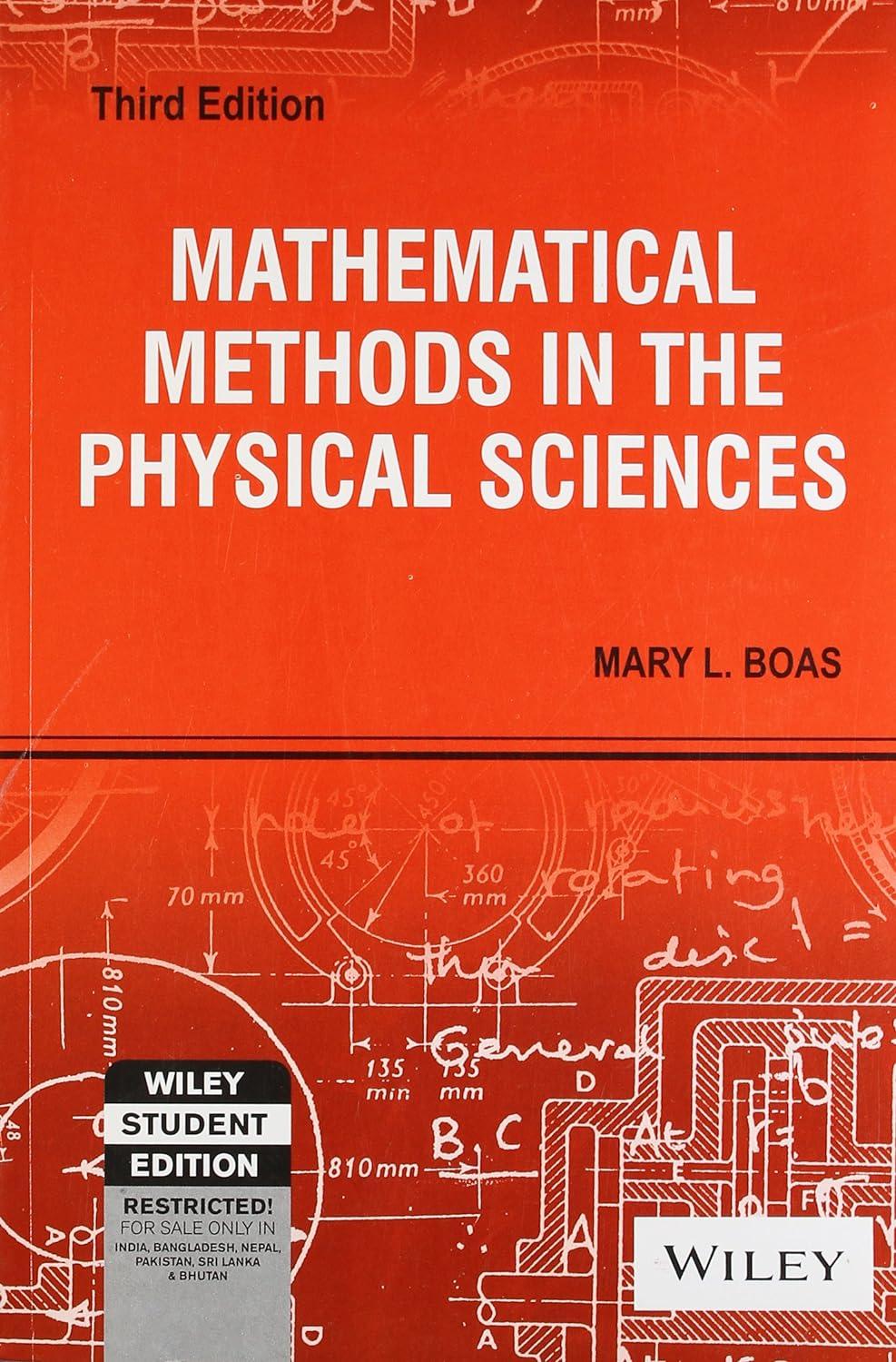 mathematical methods in the physical sciences 3rd edition mary l. boas 8126508108, 978-8126508105