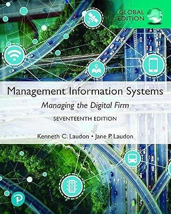 managing and using information systems managing the digital firm 17th edition kenneth laudon, jane laudon