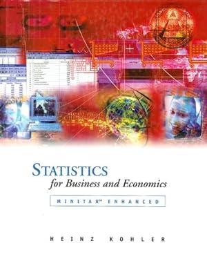 statistics for business and economics with minitab 1st edition heinz kohler 0030339731, 978-0030339738