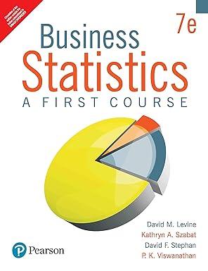 business statistics a first course 7th edition stephan levine 9332578958, 978-9332578951
