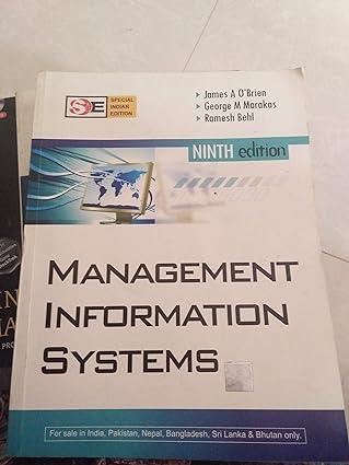 management information systems 9th edition james a. o'brien 0071221093, 978-0071221092