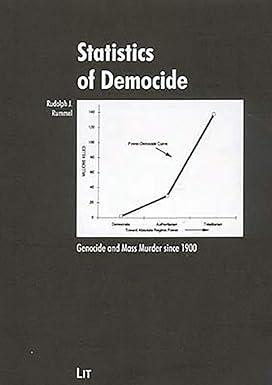 statistics of democide genocide and mass murder since 1900 1st edition rudolph j. rummel 3825840107,