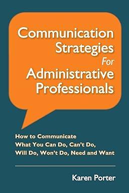 communication strategies for administrative professionals how to communicate what you can do cannot do will