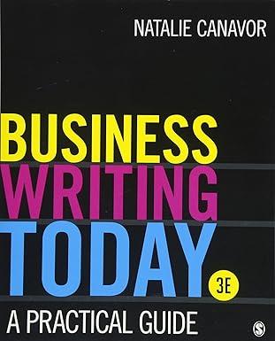 business writing today a practical guide 3rd edition natalie canavor 1506388329, 978-1506388328