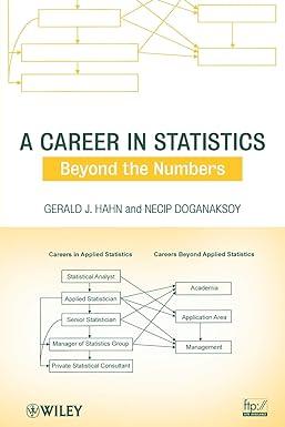 a career in statistics beyond the numbers 1st edition gerald j. hahn, necip doganaksoy 0470404418,