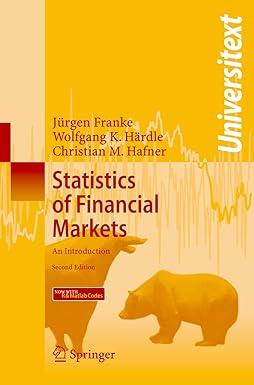 statistics of financial markets an introduction 2nd edition christian matthias franke, jurgen; hardle,