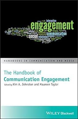 the handbook of communication engagement 1st edition kim a. johnston, maureen taylor 1119167507,