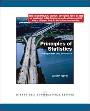 principles of statistics for engineers and scientists 1st edition william navidi 0070166978, 978-0070166974