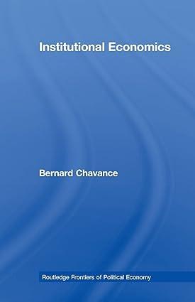 institutional economics 1st edition bernard chavance 0415710804, 978-0415710800