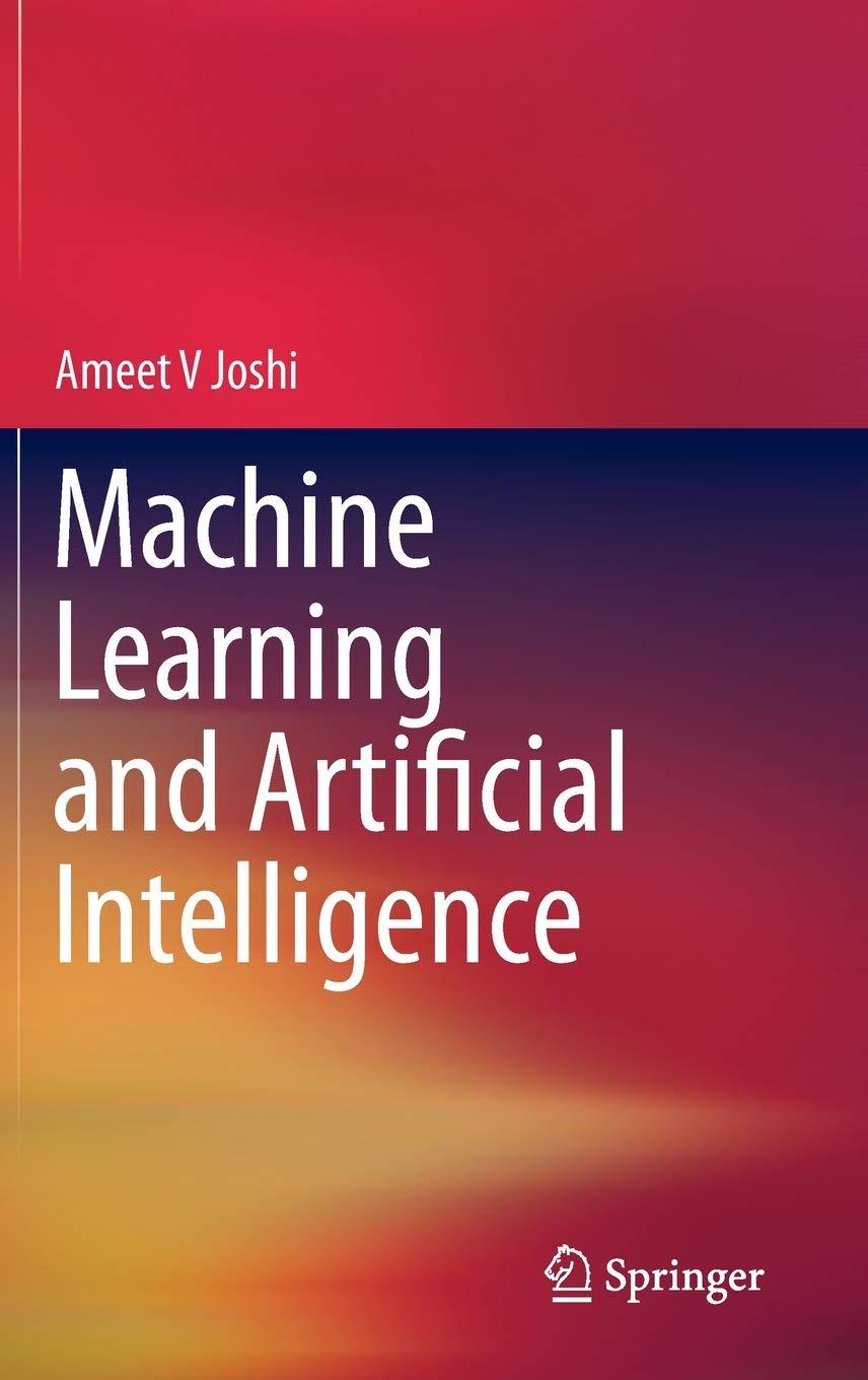 machine learning and artificial intelligence 1st edition ameet v joshi 3030266214, 978-3030266219