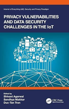 privacy vulnerabilities and data security challenges in the iot 1st edition shivani agarwal, sandhya makkar,