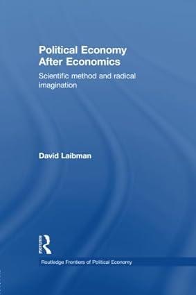 political economy after economics scientific method and radical imagination 1st edition david laibman