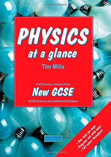 physics at a glance full physics content of the new gcse 1st edition tim mills 1840761067, 978-1840761061