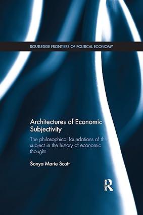 architectures of economic subjectivity the philosophical foundations of the subject in the history of