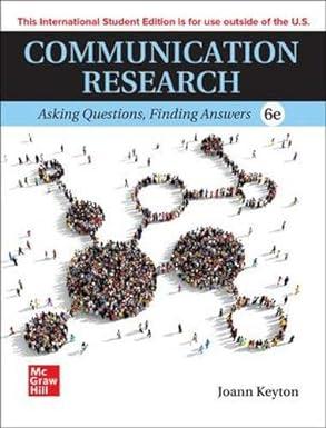 communication research asking questions finding answers 6th edition joann keyton 126524071x, 978-1265240714