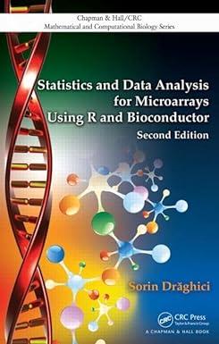Statistics And Data Analysis For Microarrays Using R And Bioconductor