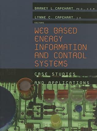 web based energy information and control systems case studies and applications 1st edition barney l.