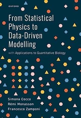 from statistical physics to data driven modelling with applications to quantitative biology 1st edition