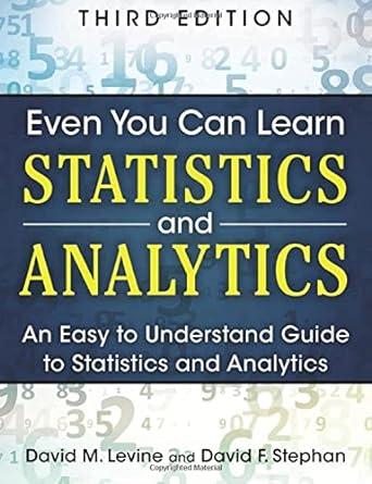 even you can learn statistics and analytics an easy to understand guide to statistics and analytics an easy
