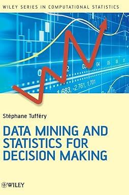 data mining and statistics for decision making 1st edition stéphane tufféry 0470688297, 978-0470688298