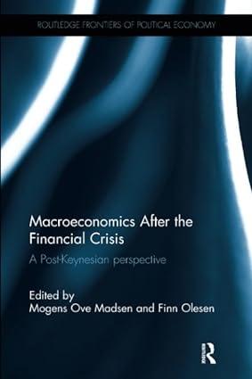 macroeconomics after the financial crisis a post keynesian perspective 1st edition finn olesen , mogens ove