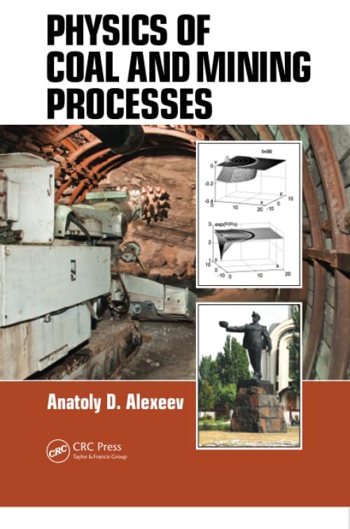 physics of coal and mining processes 1st edition anatoly d. alexeev 1138074942, 978-1138074941