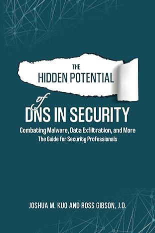 the hidden potential of dns in security combating malware data exfiltration and more the guide for security