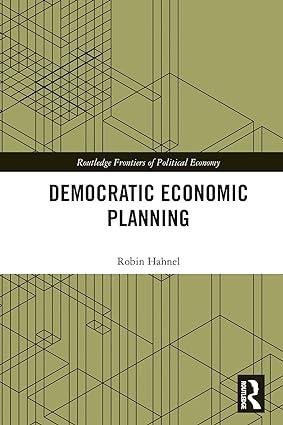 democratic economic planning 1st edition robin hahnel 1032003324, 978-1032003320