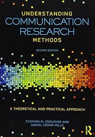 understanding communication research methods a theoretical and practical approach 2nd edition stephen m.