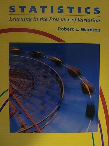 statistics learning in the presence of variation 1st edition robert l. wardrop 0697215938, 978-0697215932