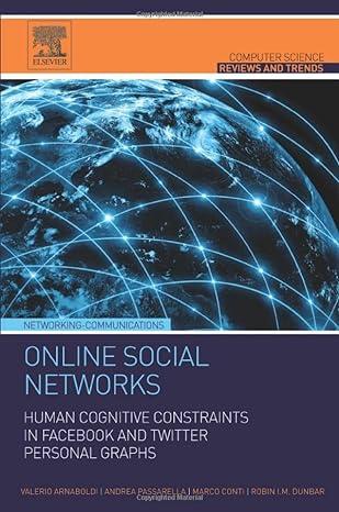 Online Social Networks Human Cognitive Constraints In Facebook And Twitter Personal Graphs Computer Science Reviews And Trends