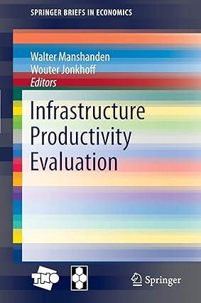 infrastructure productivity evaluation 1st edition wouter jonkhoff  walter manshanden 1441981004,