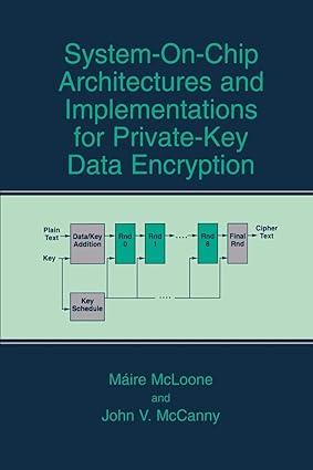 system-on-chip architectures and implementations for private-key data encryption 1st edition máire mcloone,