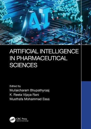 artificial intelligence in pharmaceutical sciences 1st edition mullaicharam bhupathyraaj , k. reeta vijaya