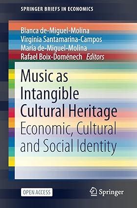 music as intangible cultural heritage  economic cultural and social identity 1st edition blanca