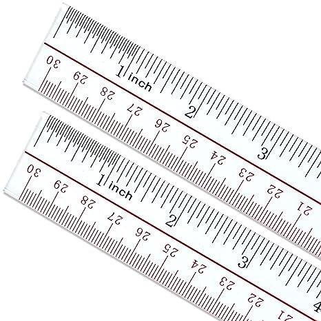 adisalyd ruler 12 inch clear plastic ruler with inches and centimeters adisalyd b09g46f9fs