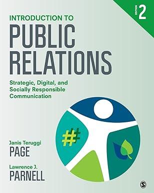 introduction to public relations strategic digital and socially responsible communication 2nd edition janis