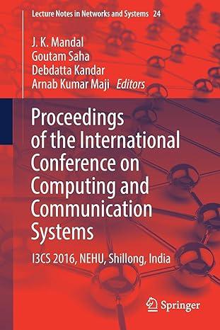 proceedings of the international conference on computing and communication systems i3cs 2016 nehu shillong