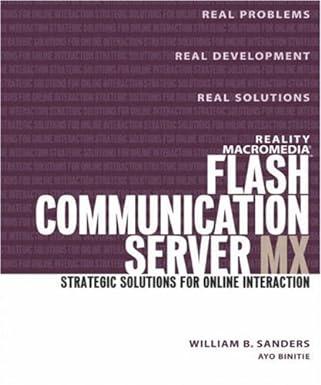 reality macromedia flash communication server mx strategic solutions for online interaction 1st edition