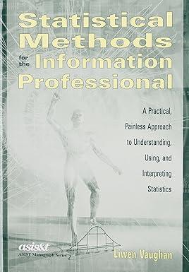 statistical methods for the information professional a practical painless approach to understanding using and