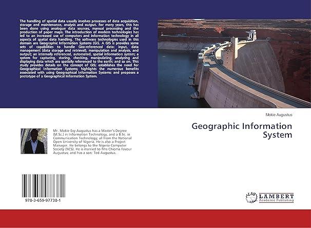 geographic information system 1st edition mokie augustus 3659977381, 978-3659977381