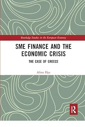 sme finance and the economic crisis the case of greece 1st edition alina hyz 0367729083, 978-0367729080