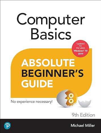 computer basics absolute beginners guide windows 9th edition michael miller 0136498817, 978-0136498810